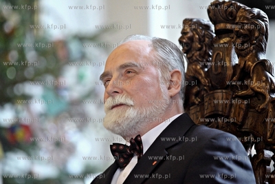 Gdansk. Ratusz Glownomiejski. Uroczystosc wreczenia...