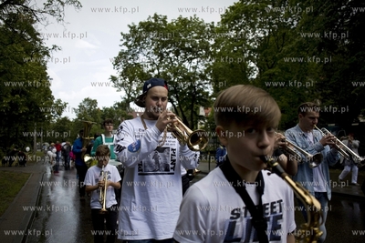 Gdańsk Wrzeszcz. Święto ul. Jaśkowa Dolina. Nz....