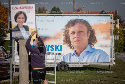 Sopot. Ul. Władysława Łokietka. Samorządowa kampania...