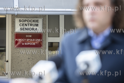 Briefing prasowy wiceprezydent Sopotu Magdaleny Jachim...