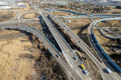 Estakada na ul. Elbląskiej nad Trasą Sucharskiego...