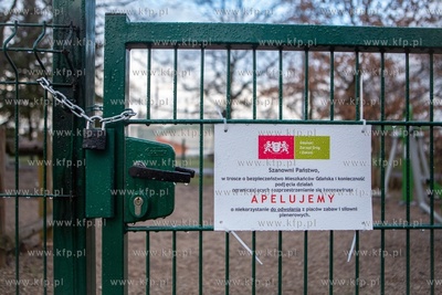 Gdańsk. W związku z zagrożeniem epidemicznym zamknięte...