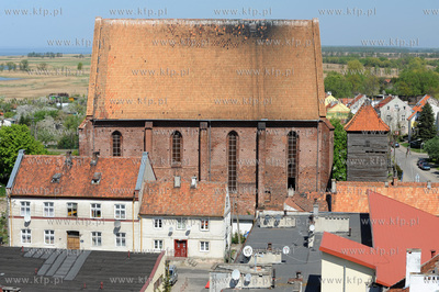 Frombork, Stare Miasto. Gotycki kosciol sw. Mikolaja...