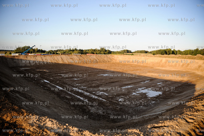 Lubocino powiat Pucki. Miejsce probnych odwiertow gazu...