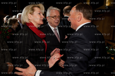 Gdansk. Ratusz Staromiejski. Uroczystosc wreczenia...