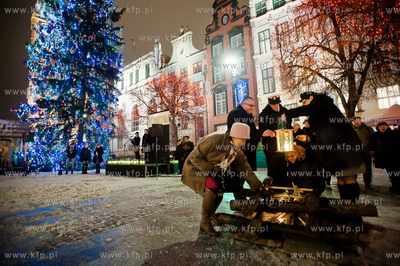 Gdansk. Dlugi Targ. Zuchy i harcerze Choragwi Gdanskiej...