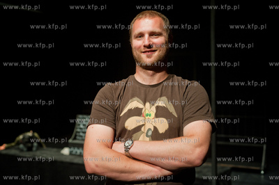 Gdansk. Teatr Wybrzeze. Scenie Malarnia. Proba medialna...