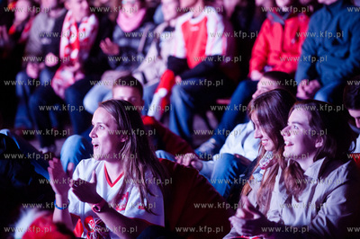 Gdansk. Targ Weglowy. Strefa kibica towarzyszaca Mistrzostwa...