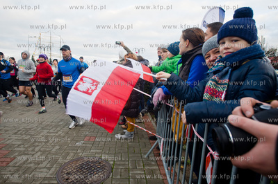 Gdynia. Skwer Kosciuszki. Start Biegu Niepodleglosci.
11.11.2013
fot....