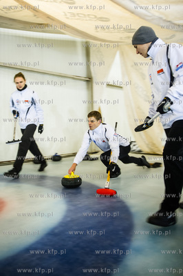 Gdansk. Hala Oliwia. Tor Curlingowy. Mecz 5 kolejki...