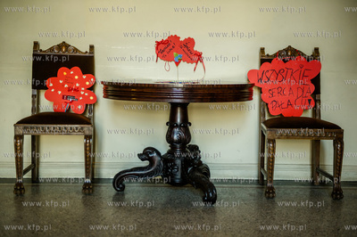 Gdansk. Podopieczni Palacu Mlodziezy wraz z rodzicami...