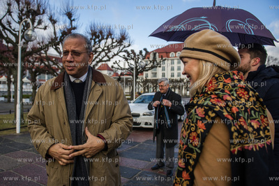 Sopot. Skwer Kuracyjny. Obchody swiatowego Dnia Rotary...