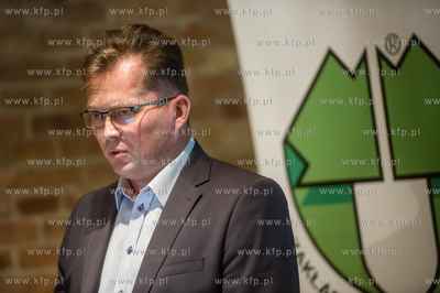 Gdańsk. Centrum Hewelianum. Konferencja prasowa Gdańskiego...