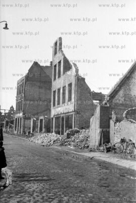 Zniszczony po wojnie Gdansk. 1948  0004198z Fot. Zbigniew...