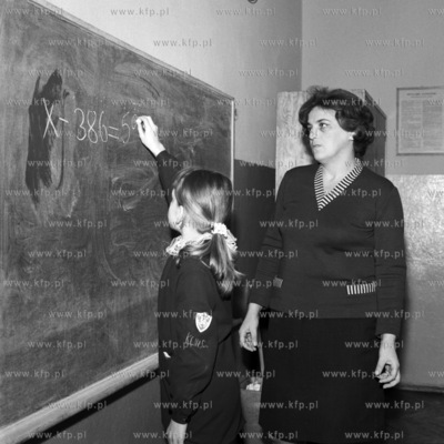 Lekcja matematyki w szkole podstawowej nr 50 w Gdańsku....