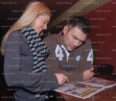 Rumia. W hotelu Faltom Dariusz Michalczewski kreci...