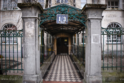 Kujawsko Pomorskie, miasto Torun. Nz. Ulica Mickiewicza....