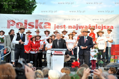 Final Kampanii prezydenckiej Jaroslawa Kaczynskiego...