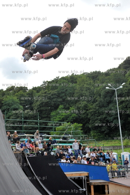 Gdansk. Plac Zebran Ludowych. Festiwal Sportow Ekstremalnych...