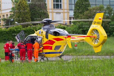 Misja Lotniczego Pogotowia Ratunkowego Gdansk, ladowisko...