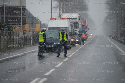 Mianowice koło Słupska. Blokada drogi krajowej numer...