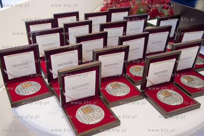 Gdańsk, Europejskie Centrum Solidarności ECS. Wręczenie...