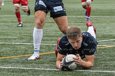 Stadion Ogniwa Sopot. Mecz rugby Energa Ogniwo Sopot...