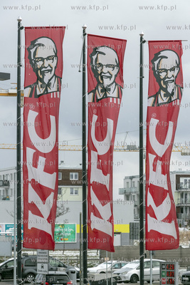 Restauracja KFC przy ulicy Cichej w Pruszczu Gdańskim....