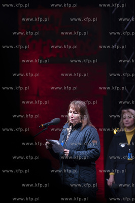 Gdańsk. Plac Solidarności. Europejski wiec solidarności...