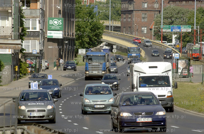 Gdansk - nz ul.Podwale Przedmiejskie, wyjazd z Gdanska...