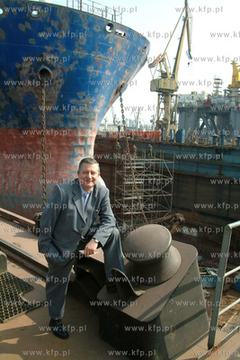 Piotr Soyka - prezes Gdanskiej Stoczni Remontowej....