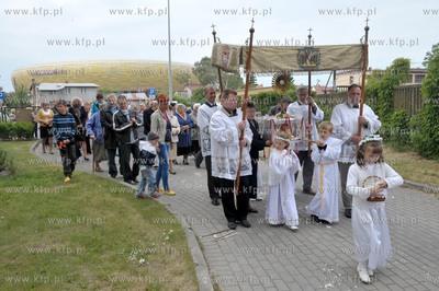 Procesja Bozego Ciala parafii sw. Anna i Joachima....