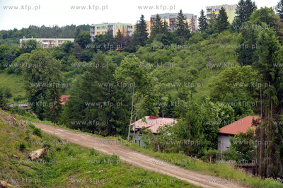 Okolice dawnego wiadukut kolejowego linii do Kokoszek...