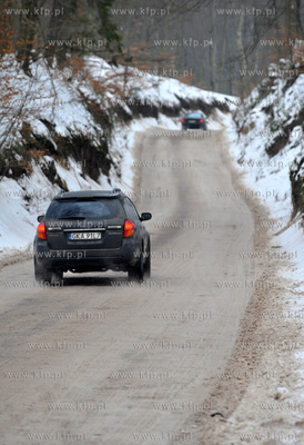 Lesna droga pomiedzy Sulminem na Kaszubach, a Otominem....