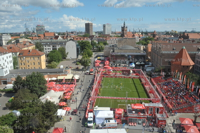 Final turnieju pilkarskiego Coca-Cola Cup na Targu...
