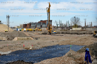 Gdansk. Okolice ul. Walowej i miejsce budowy czterech...