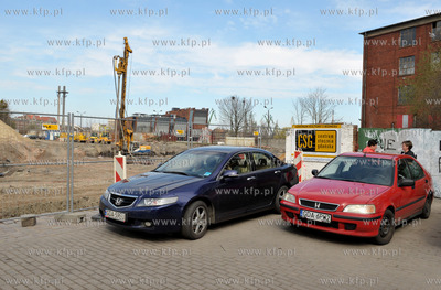 Gdansk. Okolice ul. Walowej i miejsce budowy czterech...