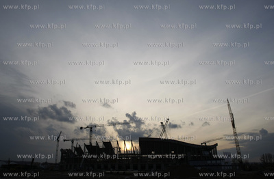 Gdansk Letnica. Budowa stadionu pilkarskiego.
29.03.2010
fot....