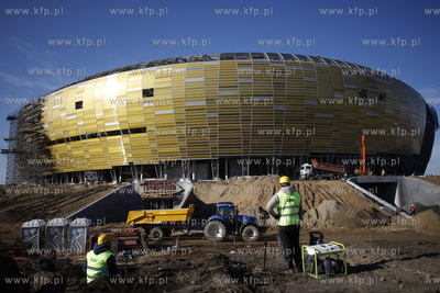 Gdansk. Budowa stadionu pilkarskiego PGE Arena.
16.03.2011
fot....