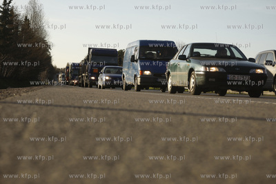 Korek na obwodnicy Trojmiasta spowodowany przebudowa...