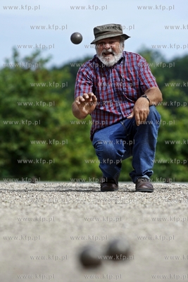 Gdansk. Park Reagana. Festiwal Gry w Petanque w Gdańsku...