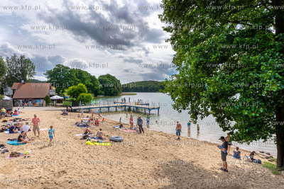 Plaża w Ostrzycach. 01.07.2023 fot. Paweł Marcinko...