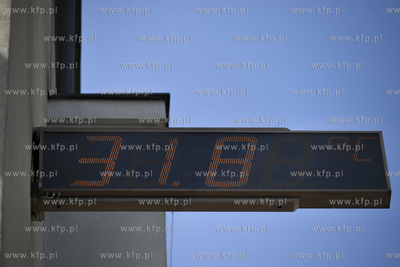 31.8 stopnia Celsjusza wskazywał termometr na Urzędzie...