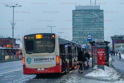 Gdańsk. Podwale Grodzkie.  Kampania społeczna dot....