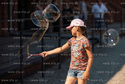 I Gdański Dzień Bańki Mydlanej na Górze Gradowej....