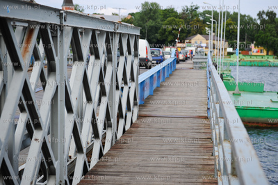 Gdansk Sobieszewo. Most Pontonowy na Martwej Wisle...