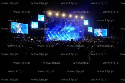 Gdansk. Dziedziniec Polskiej Filharmoni Baltyckiej....