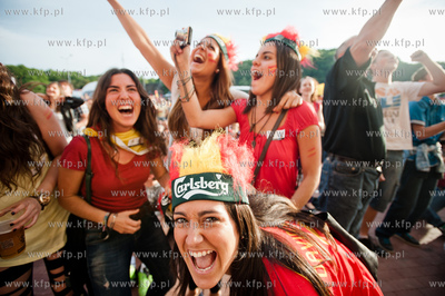 Gdansk. Fanzone - Strefa Kibica. Relacja meczu Mistrzostw...