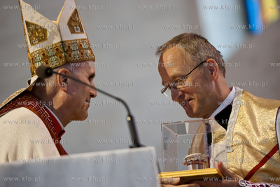Gdansk. Kosciol p.w. Opatrznosci Bozej. Wizyta watykanskiego...