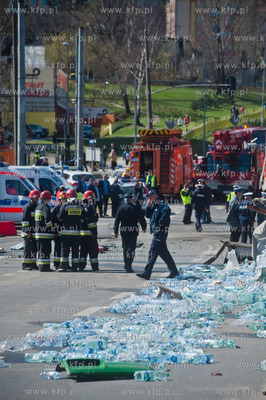 Gdynia. Skrzyzowanie ul. Morskiej i zjazdu z Estakady...